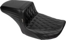 LE PERA Kickflip Seat - Double Diamond Stitch - FLH/FLT '23-'25 LV-597DD