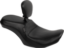 LE PERA Outcast Seat - With Backrest - Plain - FLH/FLT '23-'25 LV-997BR