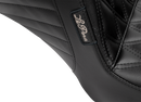 LE PERA Kickflip Seat - Double Diamond Stitch - FLH/FLT '23-'25 LV-597DD