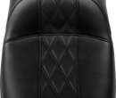 LE PERA Maverick Daddy Long Legs Seat - Without Backrest - Diamond Stitch - HR2 Inlay - FLH/FLT '23-'25 LV-957DLHR2