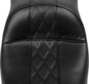 LE PERA Maverick Seat - without Backrest - Hot Rod HR2 - Black - FLH/FLT '23-'25 LV-957HR2