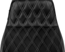 LE PERA Tailwhip Seat - Bright Gray Double Diamond Stitch - FLH/FLT '23-'25 LV-587DD-GY01