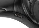 LE PERA Maverick Daddy Long Legs Seat - With Backrest - Black - FLH/FLT '23-'25 LV-957DLBR