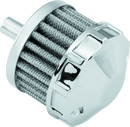 Bikers Choice Chrome Replacement Breather Filter for 3/8 Inch Hoses