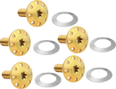 ARLEN NESS Bolt Kit - Holeshot/Front/Floating/Brake Rotor - Spoke Mount - Gold - 5 Pack 300-922