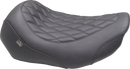 MUSTANG Wide Tripper™ Seat - Solo - Black Stitching - FLT/FLH '23-'25 89503