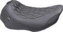 MUSTANG Wide Tripper™ Seat - Solo - Black Stitching - FLT/FLH '23-'25 89503