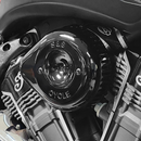 S&S CYCLE Stealth Air Cleaner Kit with Cover - Black - Indian 170-0777