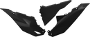 UFO Black Side Panels for Motorcycles - Part Number KA04762