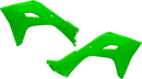 UFO Fluorescent Green Radiator Covers - OEM Fit for Your Bike, Part Number KA04761