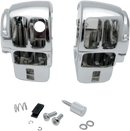 DRAG SPECIALTIES Handlebar Switch Housing Kit - Radio - Chrome 07-0530AB