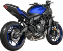 AKRAPOVIC Racing Line Exhaust System - Carbon Fiber - Yamaha MT-07 S-Y7R2-AFC/1