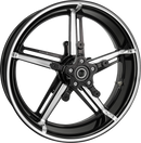 ARLEN NESS Wheel with Hub/Adapter - Factory 24 - Front - Black/Contrast Cut - 18x5.5 91-652