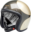 BILTWELL Bonanza Helmet - Scallop - Metallic Charcoal/Champagne - XS 1001-589-201
