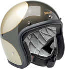 BILTWELL Bonanza Helmet - Scallop - Metallic Charcoal/Champagne - Large 1001-589-204