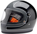 BILTWELL Gringo S Helmet - Tracker - Gloss Storm Gray/Black - Small 1003-562-502