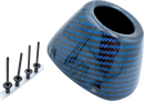 FMF End Cap Replacement Kit - Carbon Fiber RCT External Blue (Part