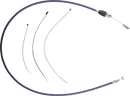 DRAG SPECIALTIES Quick Connect Clutch Cable - Upper - 42" - Black/Chrome 43238-4HE