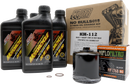 Klotz Oil Rev Max KH-112 Oil Change Kit with 20W-50 Synthetic Engine Oil and Filters