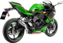 LEOVINCE LV Corsa S Slip-On Muffler - Titanium - Kawasaki ZX-4R/RR 15409STU