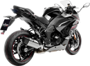 LEOVINCE LV-14 R Slip-On Muffler - Titanium - Kawasaki Ninja 1000 15602TU