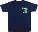 FMF Day-Glo T-Shirt Navy Medium SU25118901NVYMD