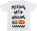 FMF Scratch T-Shirt - White, Medium, Soft Spun Cotton with Graphic Print
