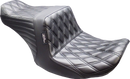 LE PERA Tailwhip Up Front Seat - Double Diamond - FLT/FLH '23-'25 LVU-587DD