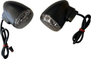 DRAG SPECIALTIES Turn Signal - Rear - Smoke/Amber - Black L22-0237BME