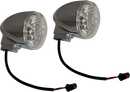 DRAG SPECIALTIES Turn Signal - Rear - Clear/Amber - Chrome L22-0237CCE