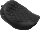 MUSTANG Wide Tripper™ Seat - Solo - Black Stitching - FLT/FLH '23-'25 88503