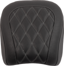 MUSTANG Wide Tripper™ Seat - Passenger - Gun Metal Stitching - FLT/FLH '23-'25 88511GM