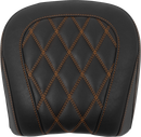MUSTANG Wide Tripper™ Seat - Passenger - Mandarin Orange Stitching - FLT/FLH '23-'25 88511MO
