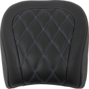 MUSTANG Wide Tripper™ Seat - Passenger - Sky Blue Stitching - FLT/FLH '23-'25 88511SB
