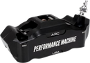 Performance Machine (PM) Radial Mount Front Right Brake Caliper 0052-2426-MB in Black Anodized Finish