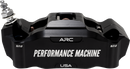 Performance Machine (PM) 0052-2427-MB Front Left Radial Mount Caliper in Black Anodized Finish