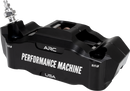 Performance Machine (PM) 0052-2427-MB Front Left Radial Mount Caliper in Black Anodized Finish