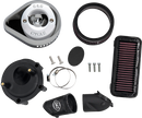 S&S CYCLE Stealth Air Cleaner Kit with Cover - Chrome - Indian 170-0827