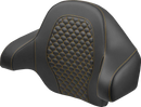 SADDLEMEN Tour Pak - Dragon Scale - Gold Stitch - FLH/FLT '14-'24 814-07-15507