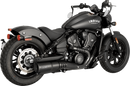 VANCE & HINES Hi-Output Slip-On Muffler - Black - Indian Scout/Bobber 48627