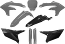 UFO Body Kit - Gray/Black - Yamaha - YZ '23-'25 YAKIT326F@555