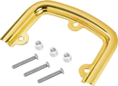 SADDLEMEN Sissy Bar Pad Bracket - Gold 15725GO