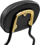 SADDLEMEN Sissy Bar Pad Bracket - Gold 15725GO