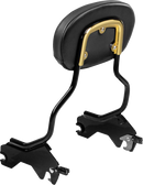 SADDLEMEN Sissy Bar Pad Bracket - Gold 15725GO
