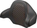 SADDLEMEN Tour Pak - Dragon Scale - Orange Stitch - FLH/FLT '14-'24 814-07-15503