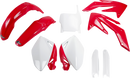 UFO Body Kit - OEM Red/White - Honda - CRF '06-'07 HOKIT105F@999