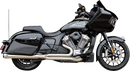 S&S CYCLE 2-into-1 Qualifier Exhaust System - Brushed Stainless Steel - 49 State - Indian with PowerPlus 550-1132