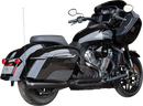 S&S CYCLE 2-into-1 Qualifier Exhaust System - Guardian Black - Race Only - Indian with PowerPlus 550-1131