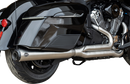 S&S CYCLE 2-into-1 Qualifier Exhaust System - Brushed Stainless Steel - Race Only - Indian with PowerPlus 550-1130