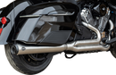 S&S CYCLE 2-into-1 Qualifier Exhaust System - Brushed Stainless Steel - 49 State - Indian with PowerPlus 550-1132